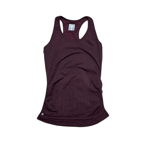 ATHLETA Speedlight Heather Tank Maroon Size Small - Picture 2 of 6